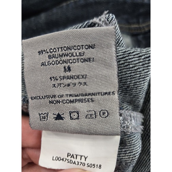 Silver Jeans Co Vintage Americana Distressed Patty Denim Jean Jacket Women Small - Picture 9 of 9